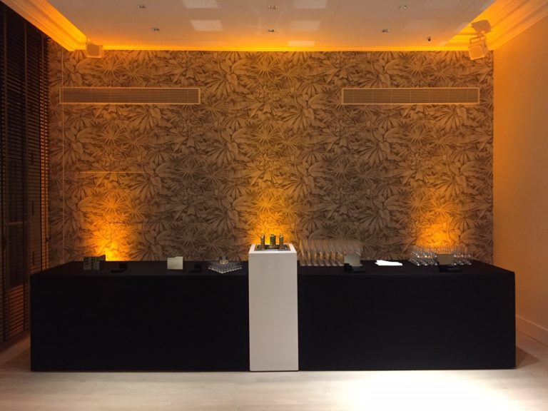 Cocktail buffet in the Studio at Le Cercle d’Aumale, Paris 9th