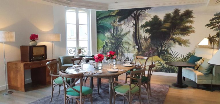The lounge of the Penthouse at Le Cercle d’Aumale